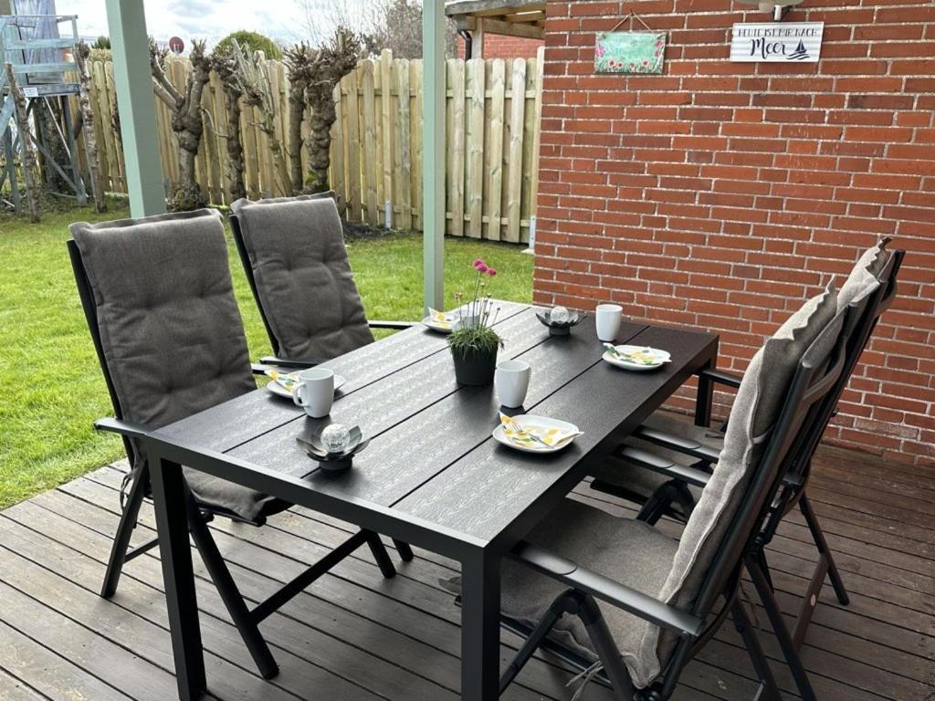 Nordseezeit Dornumersiel Buitenkant foto